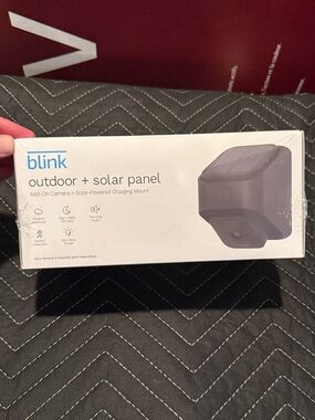 Blink Outdoor + Solar Panel Add-On Camera – Black
